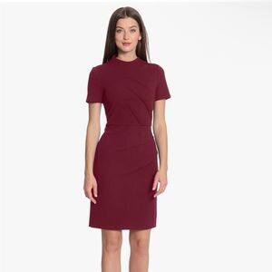Maggy London Rich Burgundy Mini Dress